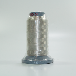 Нитки металлизированные Gunold Mety 40 (7/2), 1000 м, серебро, золото