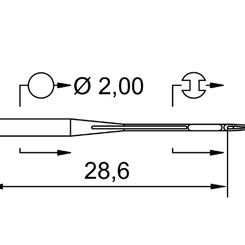 Игла B-27 SF (1x10)