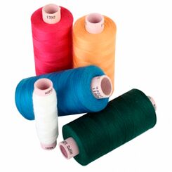 Нитки Аспо 120, 100 м, цветные