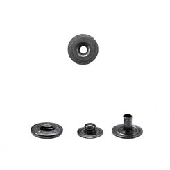 AF-1 Кнопка потайная пружинный контакт  12,5 мм (1 место 4 упак. по 1000шт.) оксид