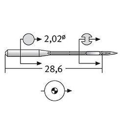 Игла B-27 SUK (1x100)