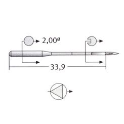 Игла 134 KK D (1x100)