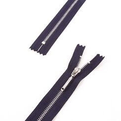 Молния 20 см металлическая тип 3, неразъемная, слайдер HH159, звено никель