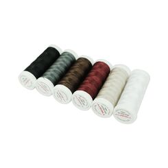 Нитки для кожи, обуви Титан № 60E, 60 текс, ПЭ, 120 м, (1х5) цветные, Ariadna