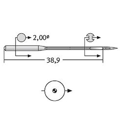 Игла UY 128 GAS SES (1x100)