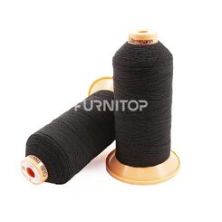 Нитки эластичные для сборок Эластик № 25, 130 текс, ПЭ/ПУ, 1000 м, черные, Gütermann