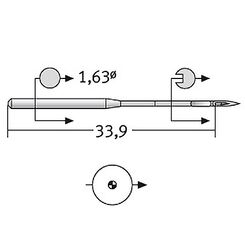Игла DBXK5 SES TN нитрид титановое(1x100)